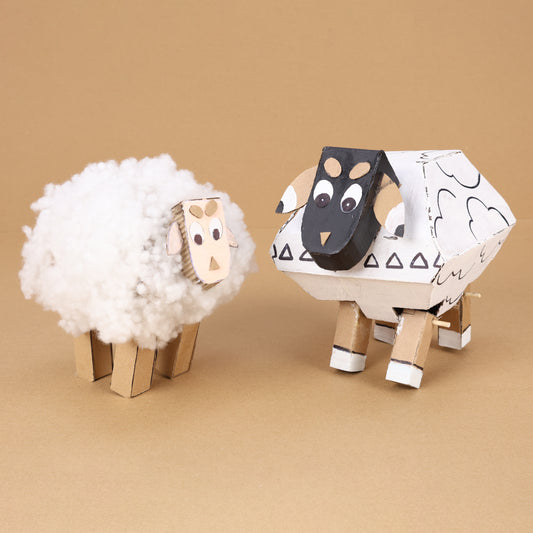 Cardboard Sheep Digital Kit