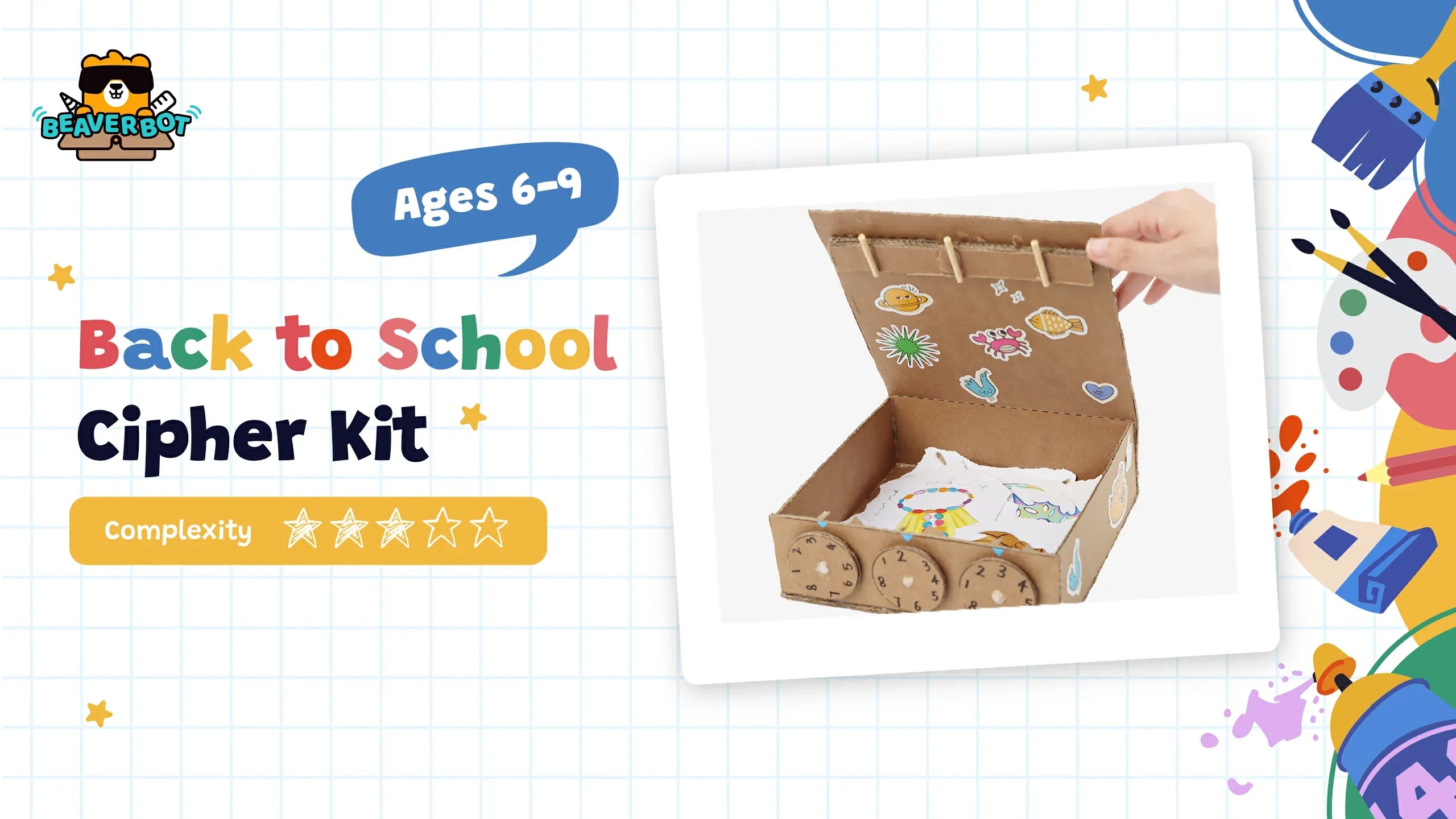 How to Make a Cipher Kit with BeaverBot Cutting Tool–Back-to-School Th ...