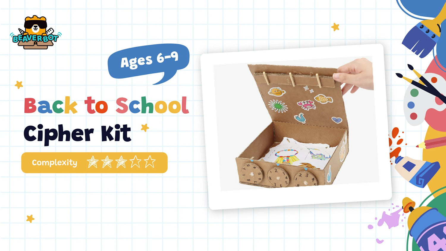 How to Make a Cipher Kit with BeaverBot Cutting Tool–Back-to-School Theme
