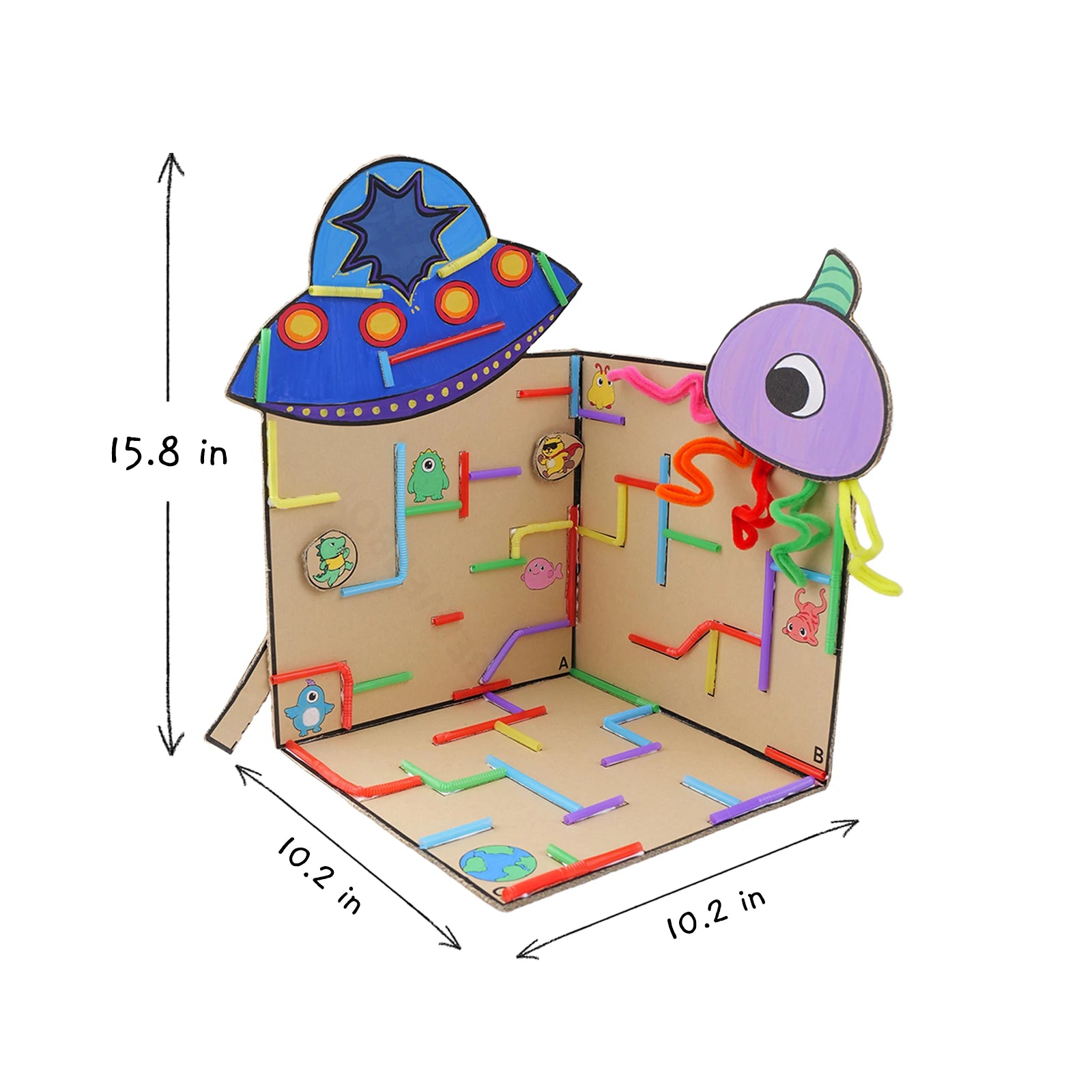 Kit de Matériel d'Aventure dans le Labyrinthe OVNI 3D