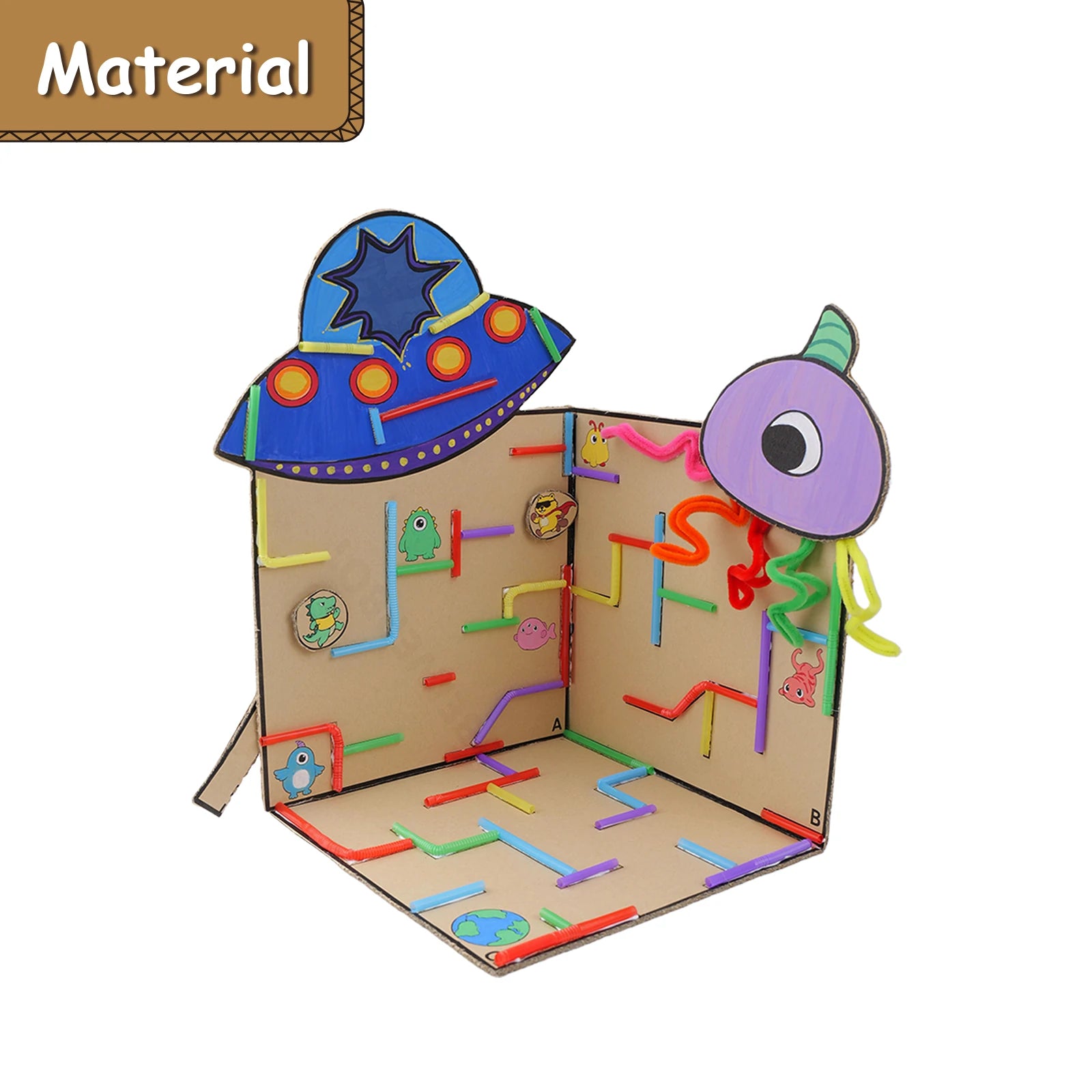Kit de Matériel d'Aventure dans le Labyrinthe OVNI 3D