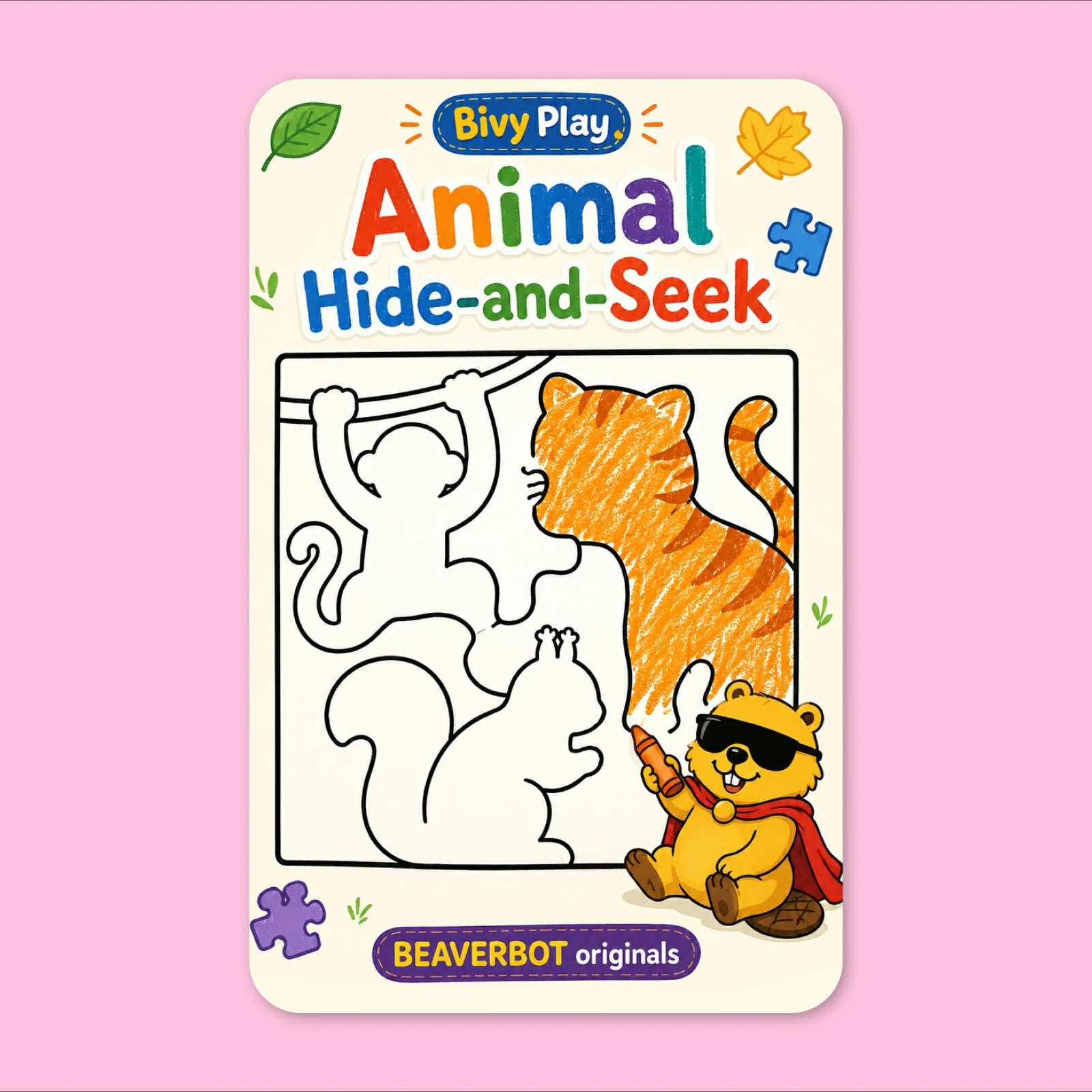 Animal Hide-and-Seek Project Card