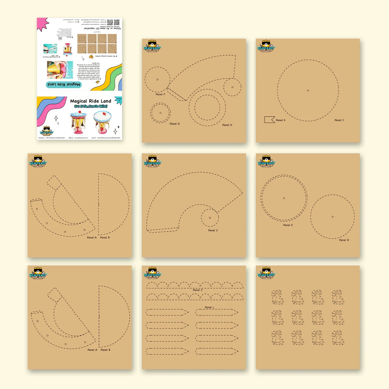 Magic Ride Land Material Kit