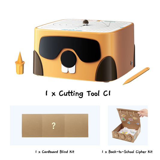 BeaverBot Back-to-School Cipher Kit & Cutter Bundle