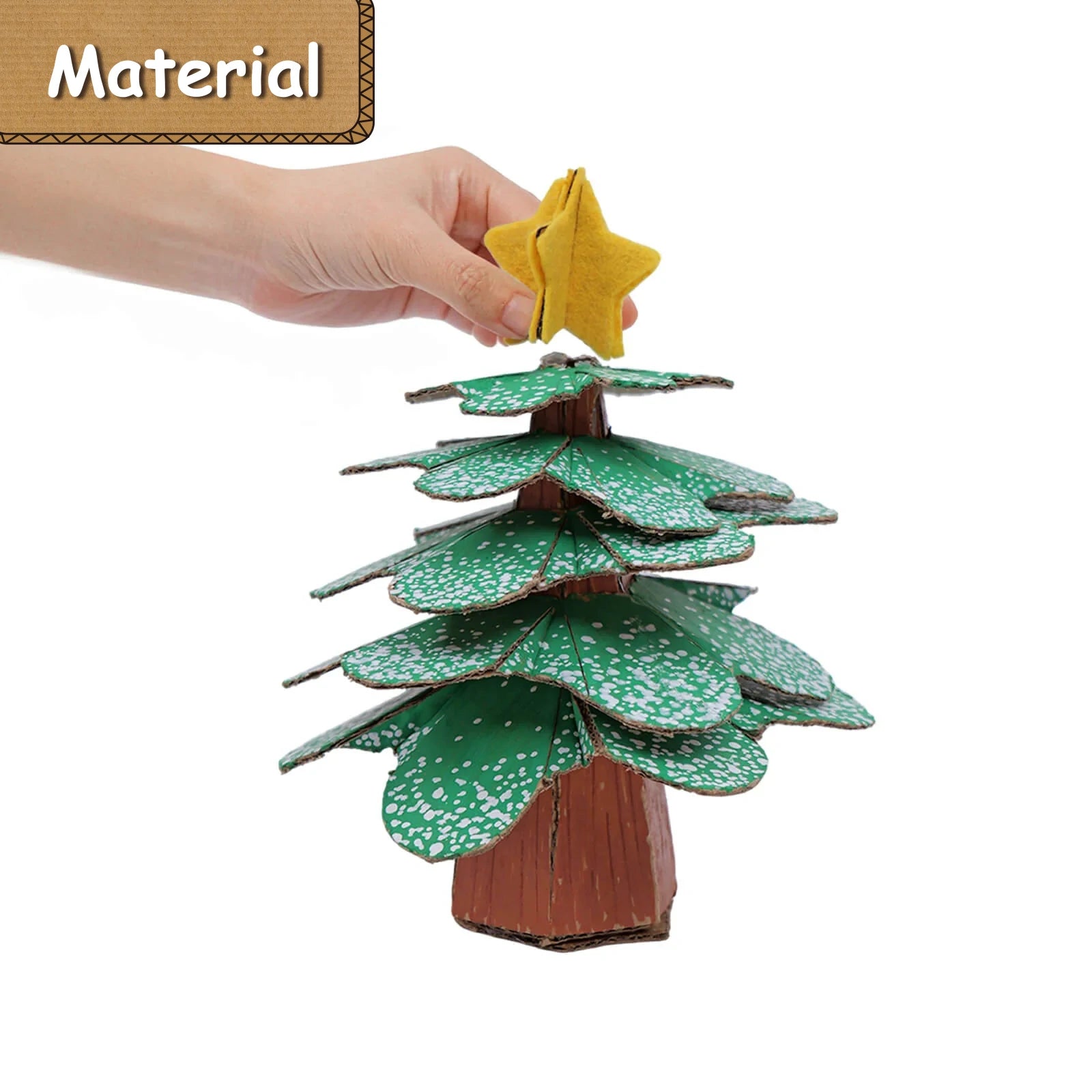 Weihnachtsmärchen-Bastelbox (4 Kreativ-Materialsets) 
