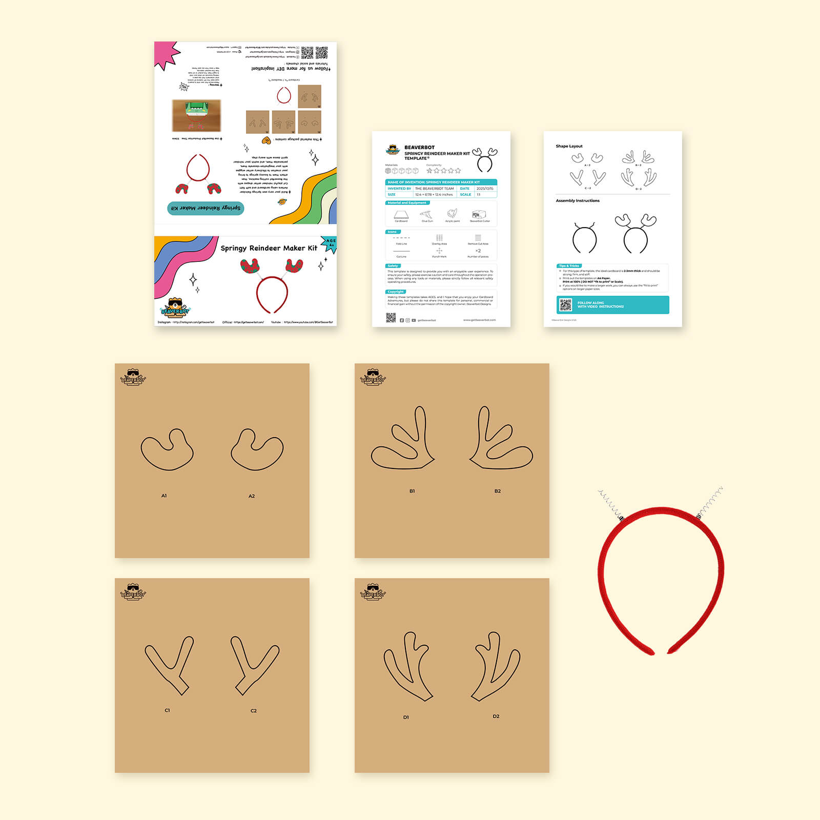 Christmas Fairytale Maker Box (4 Creative Material Kits)