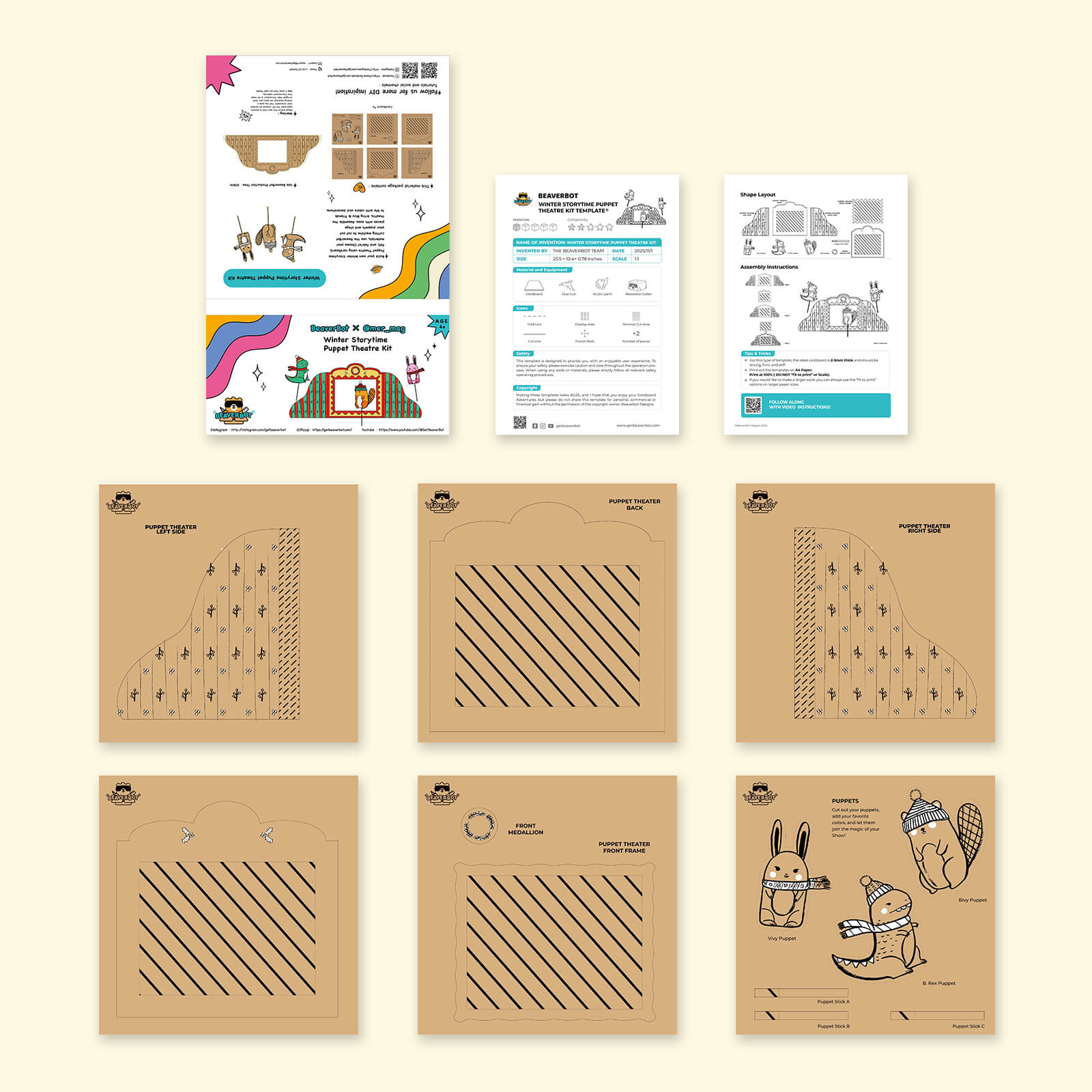 Christmas Fairytale Maker Box (4 Creative Material Kits)