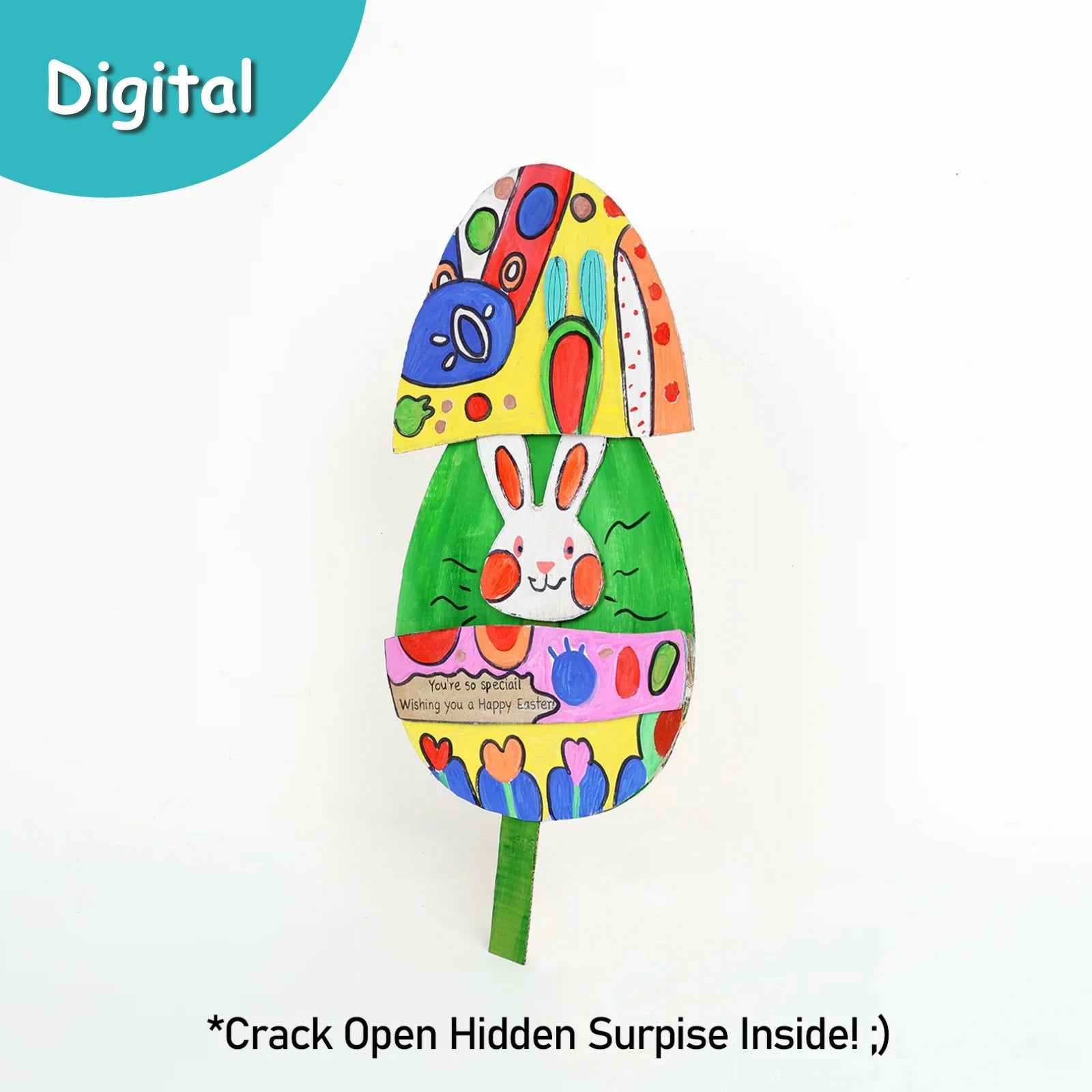 Easter Peek-A-Boo Egg Digital Kit