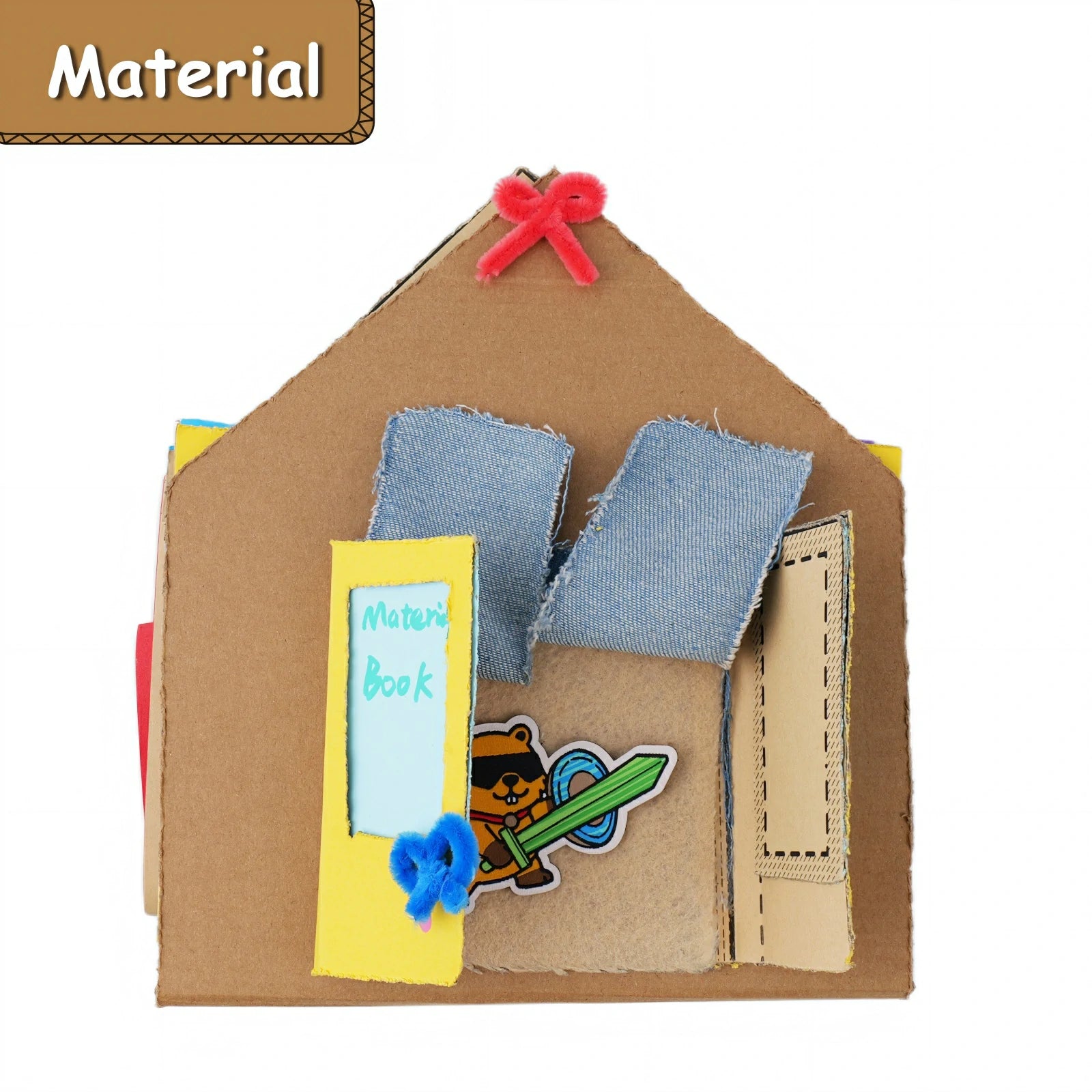 House Pop Up Fun Material Book Kit