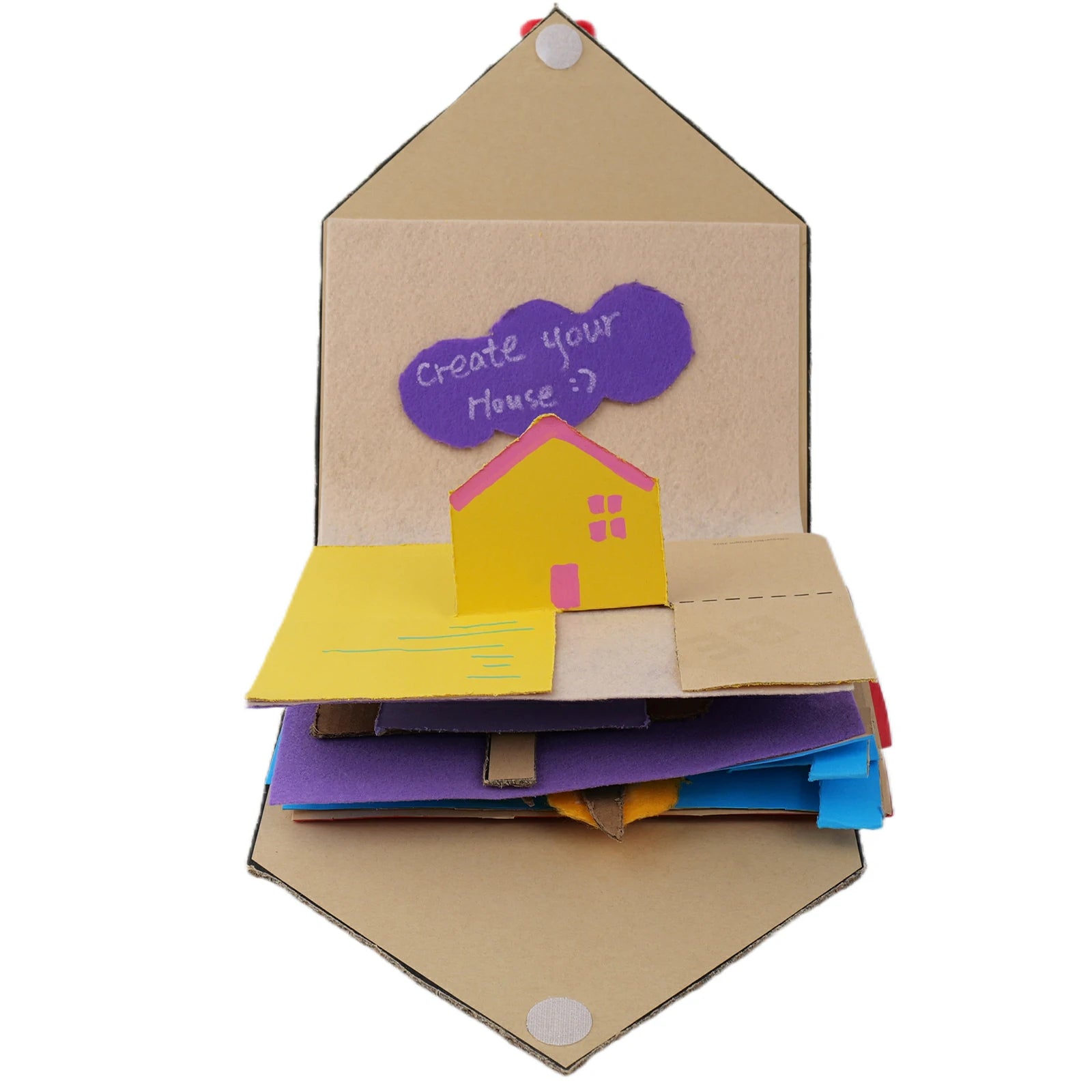 House Pop Up Fun Material Book Kit