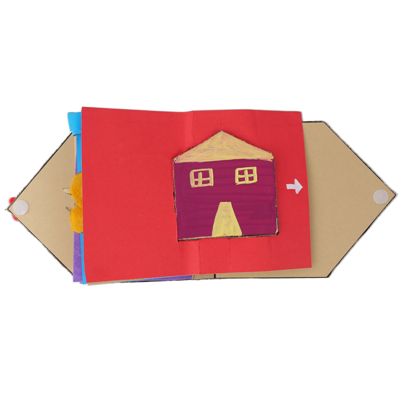 House Pop Up Fun Material Book Kit