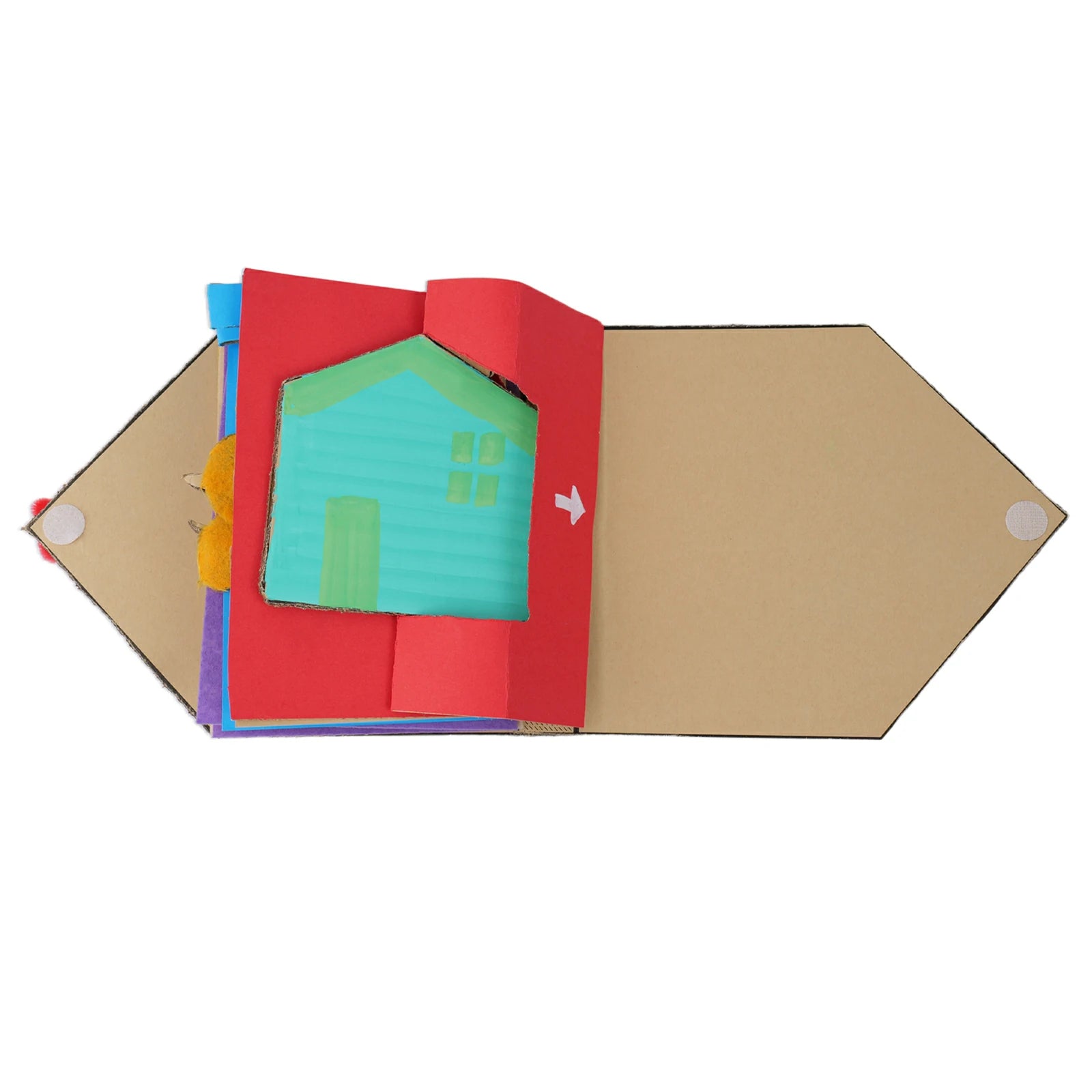 House Pop Up Fun Material Book Kit