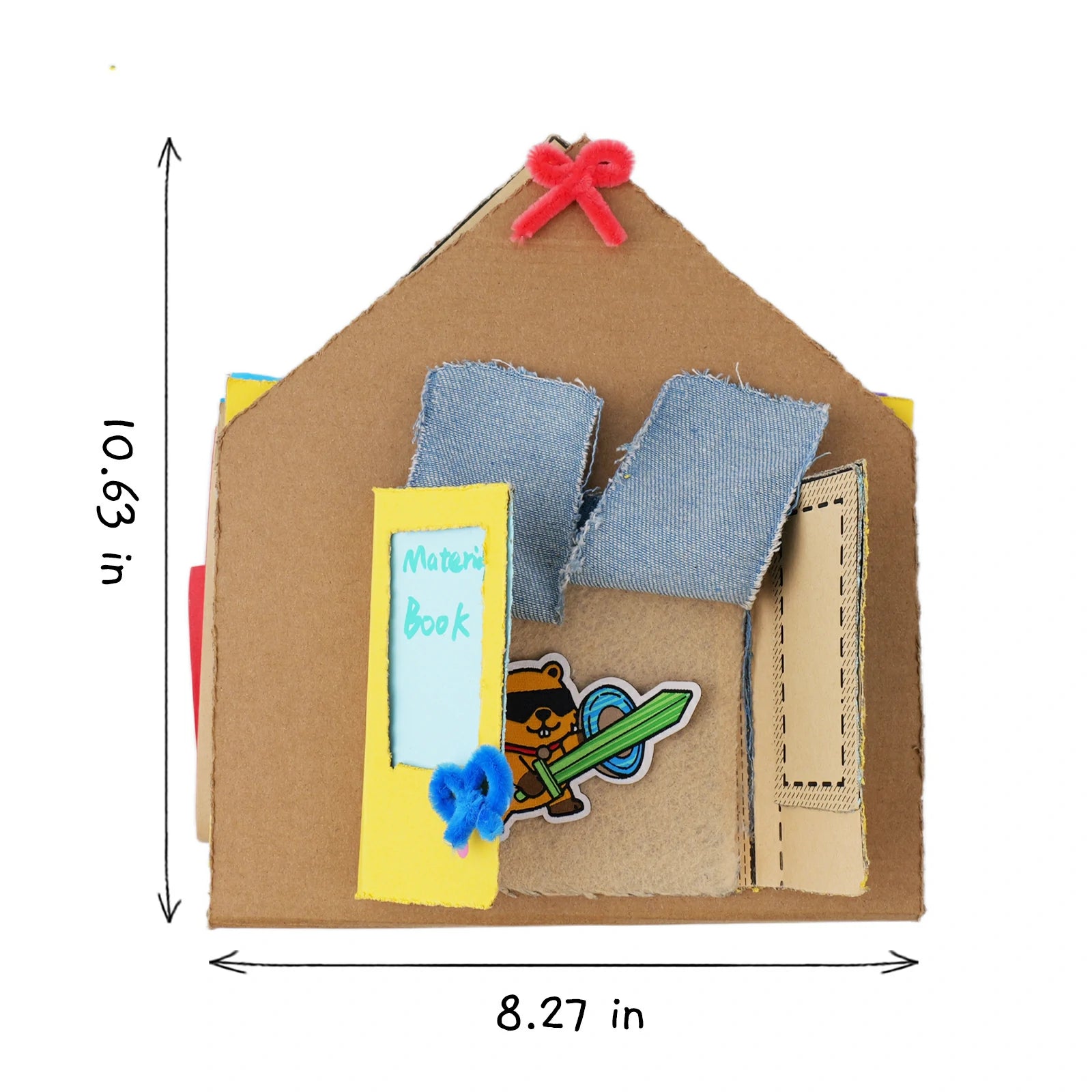 House Pop Up Fun Material Book Kit
