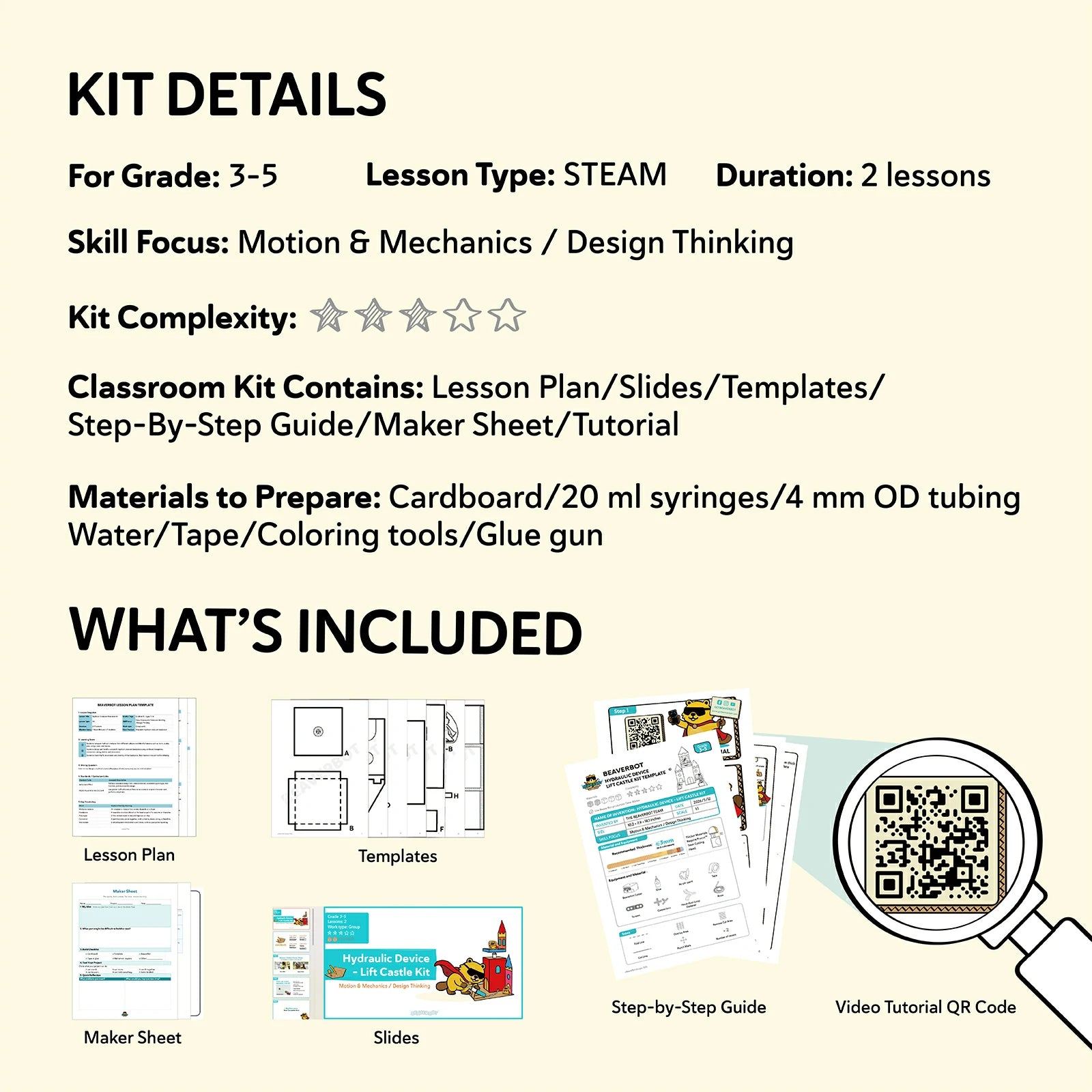 Hydraulic Device — Lift Castle Digital Kit for Classroom