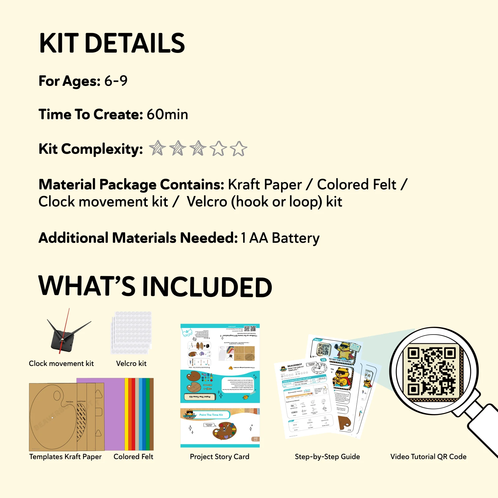 Paint the Time Material Kit