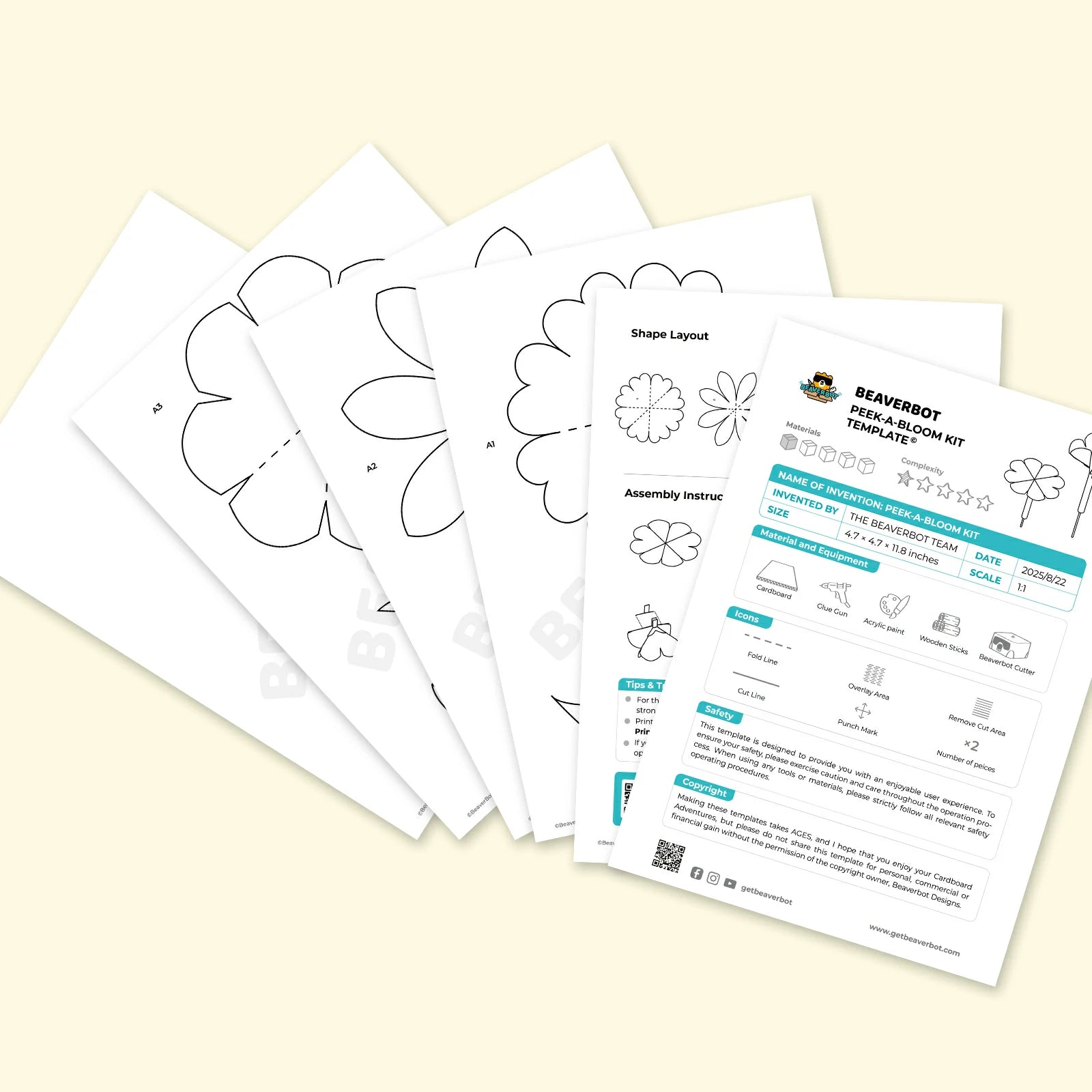 Peek-a-Bloom Digital Kit