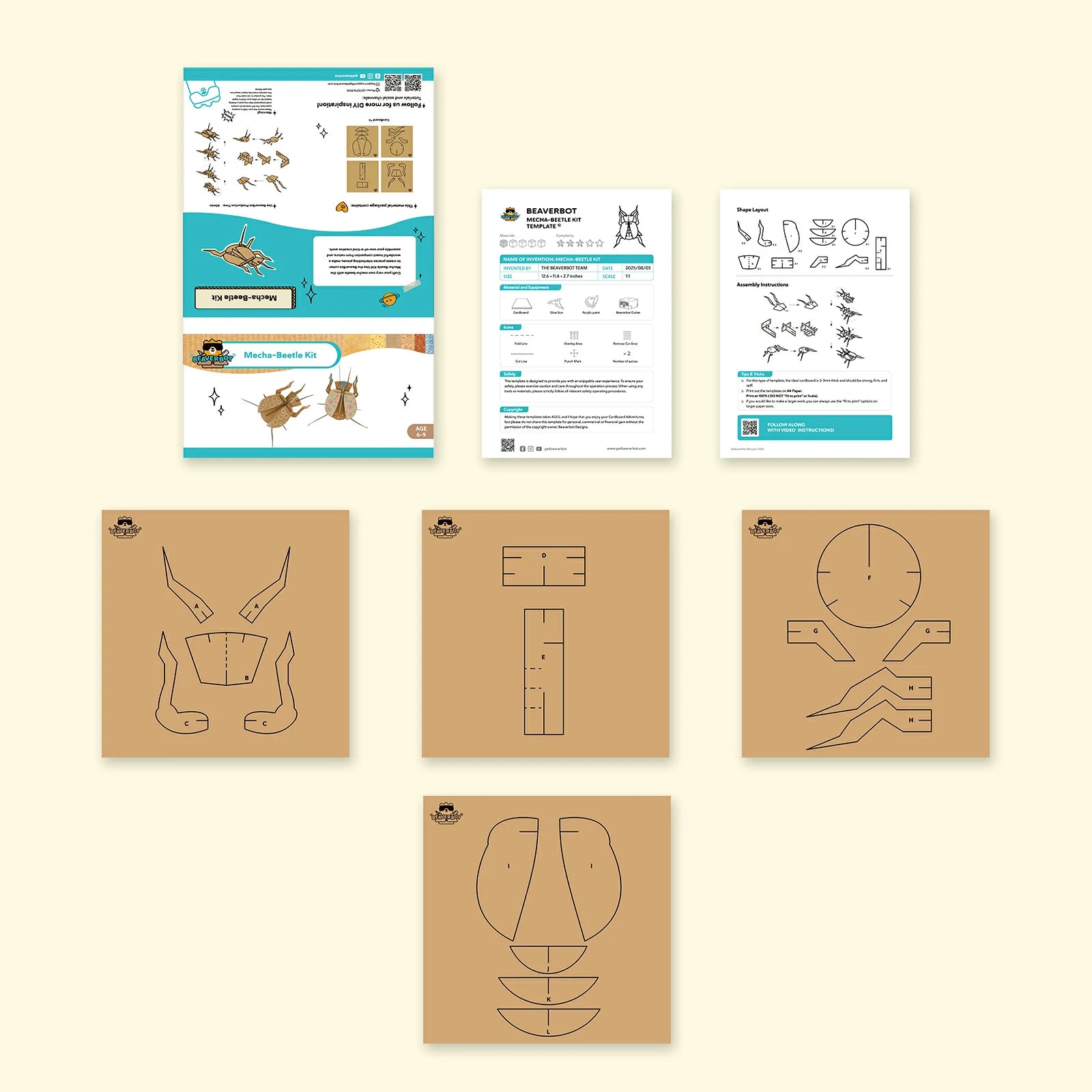 STEAM Mecha-Beetle Material Kit